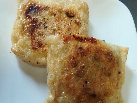 糖質オフ！餃子の皮を油揚げで作る餃子